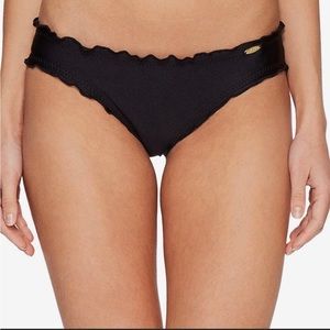 Luli Fama Black swim bottoms. Size Medium. Gently used